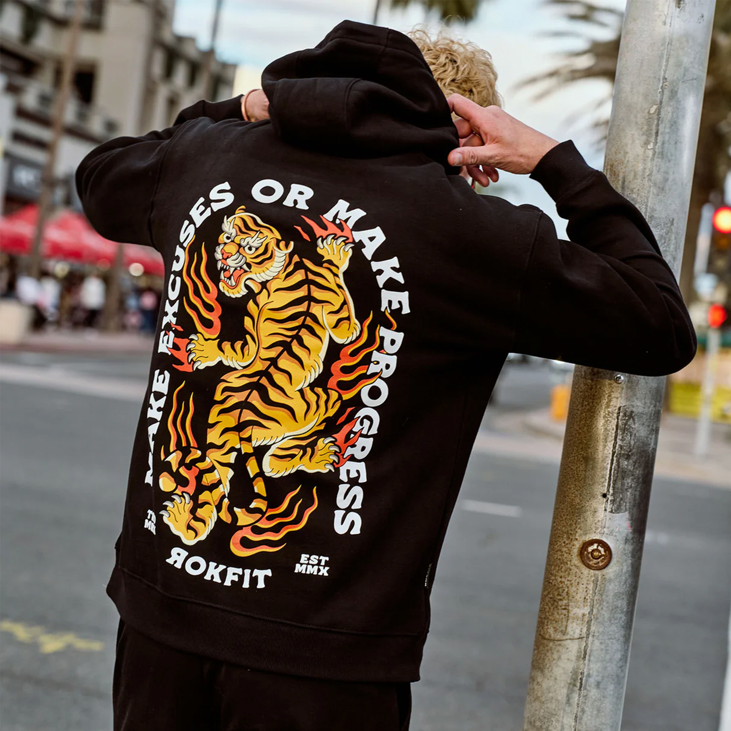 RockFit Sweatshirt RF-HOODIEMEMP-BLACK