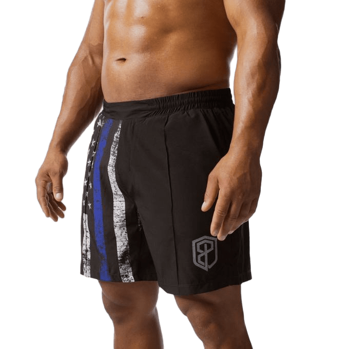 Short Born Primitive Thin Blue Line TRNGSHRTTBL