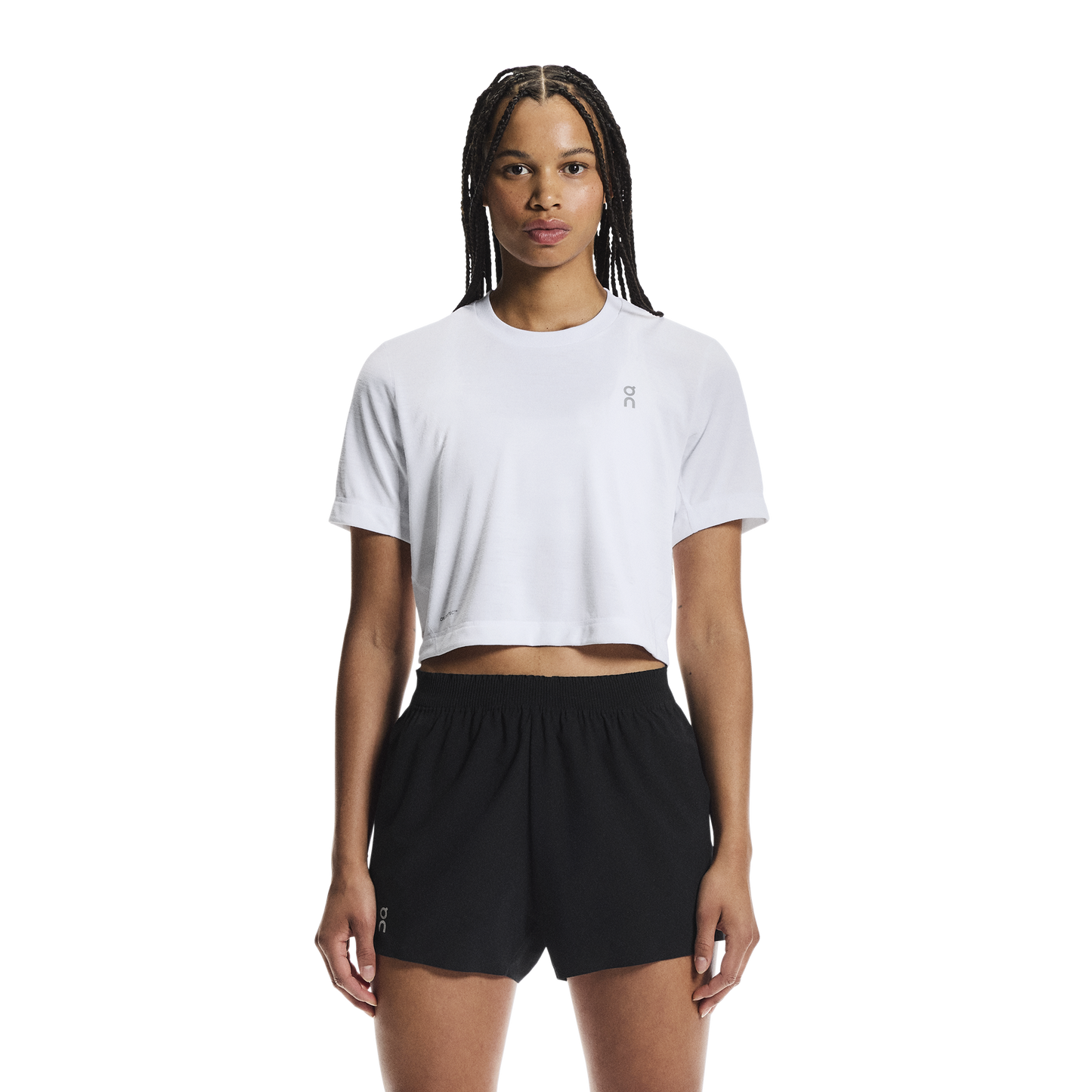 ON Train-T Crop Graphic - WOMEN