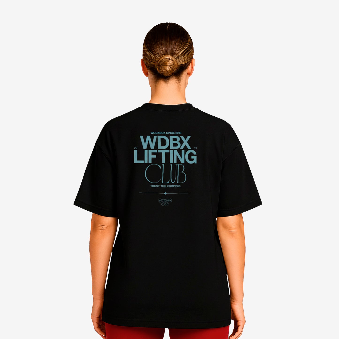 T-shirt Oversize Wodabox Lifting Club - Unisexe