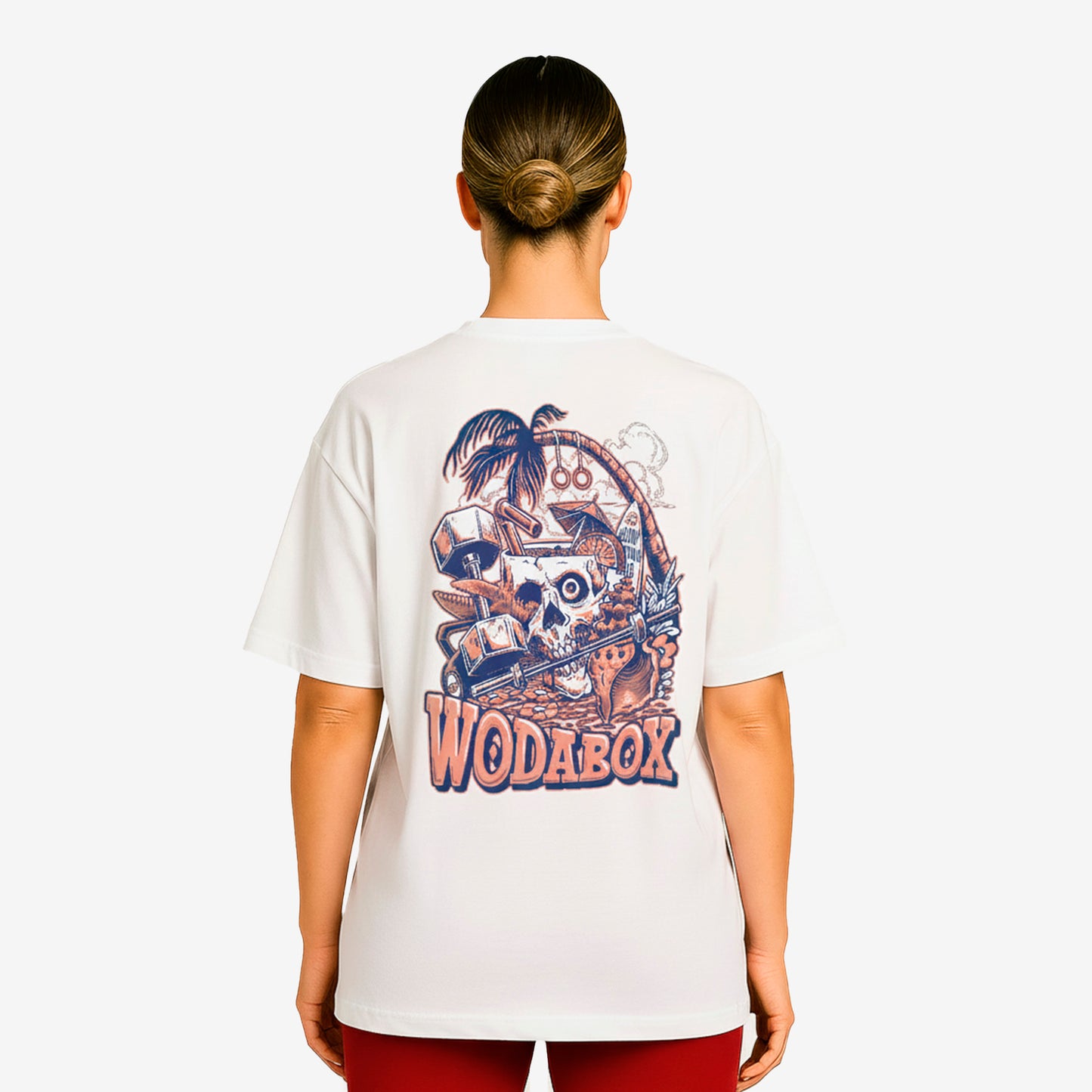 T-shirt Oversize Wodabox Pain Paradise - Unisexe