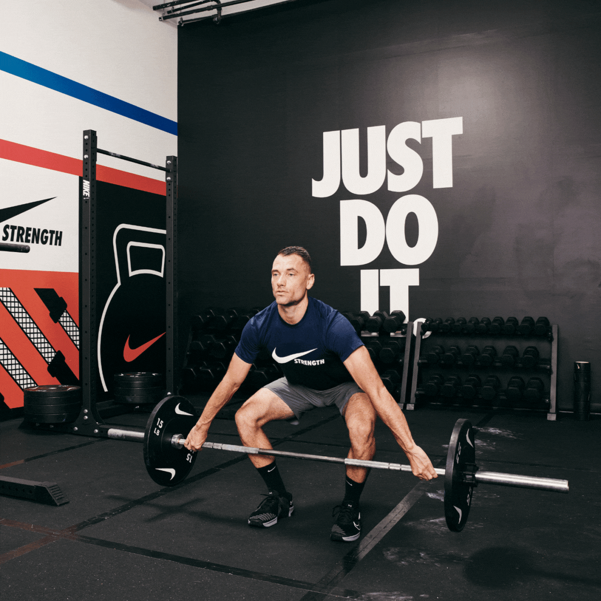 Nike Strength Barbell 20kg - Black