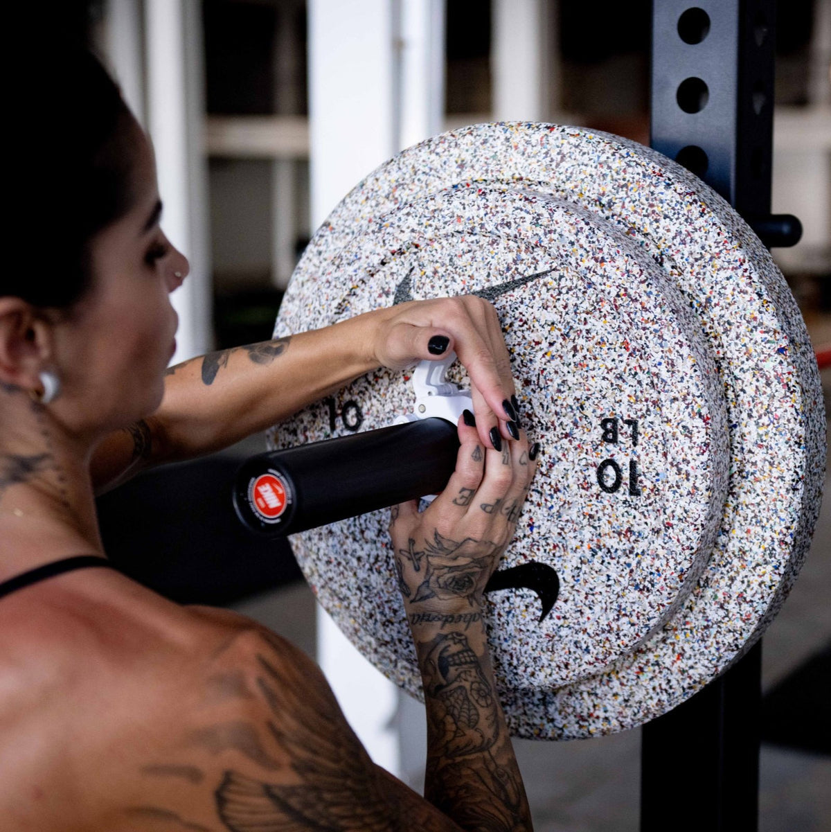 Nike Barbell Collars - White/Orange