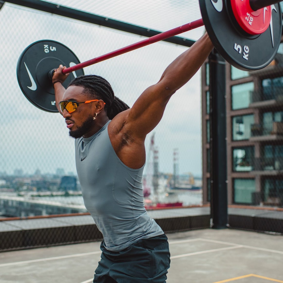 Nike Strength Shield Barbell 20kg - Red