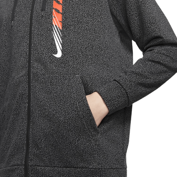 NIKE DRI-FIT SPORT CLASH FULL-ZIP PRINTED TRAINING HOODIE CZ1488-010