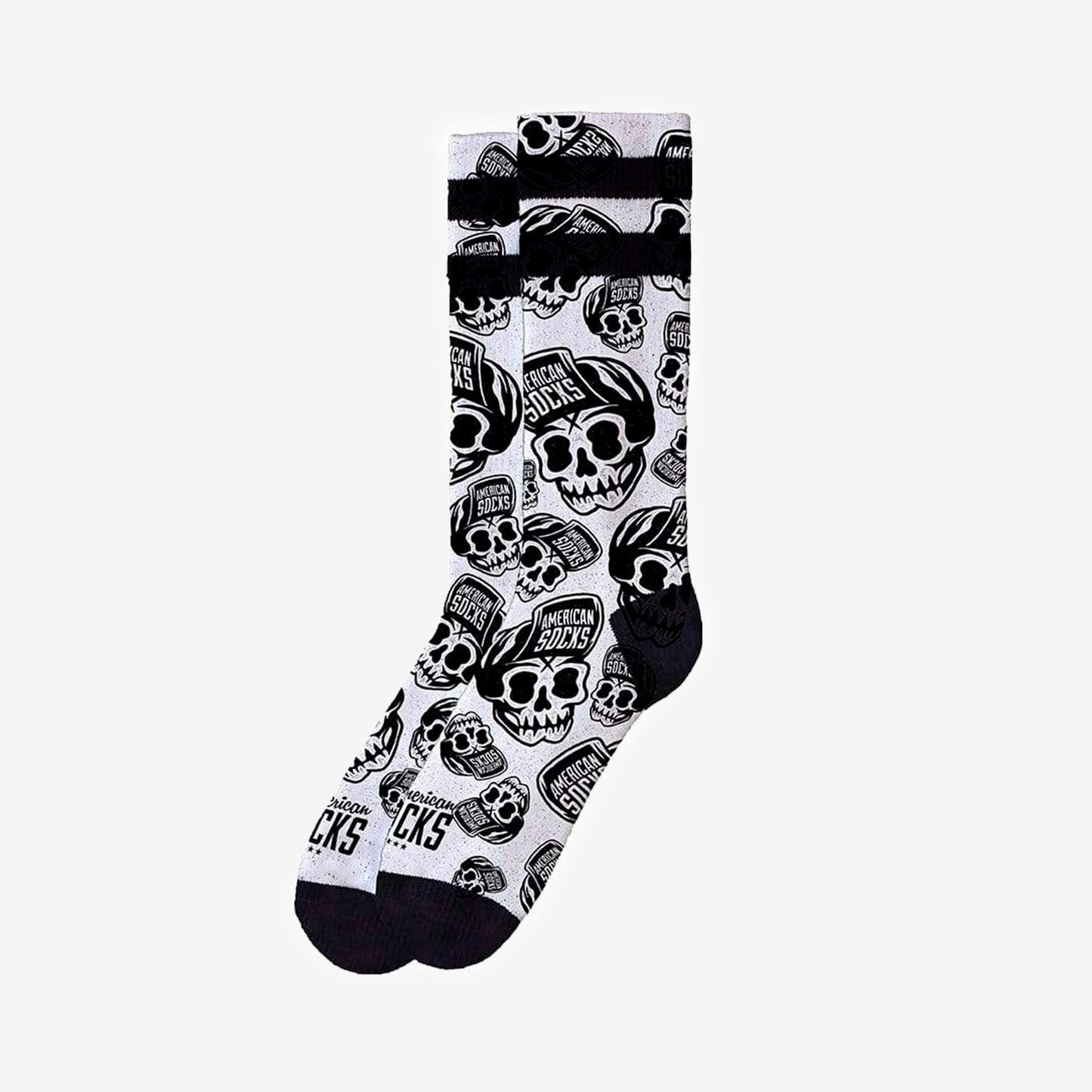 CALCETINES AMERICAN SOCKS SKATER SKULL SKATERSKULL-SKULL