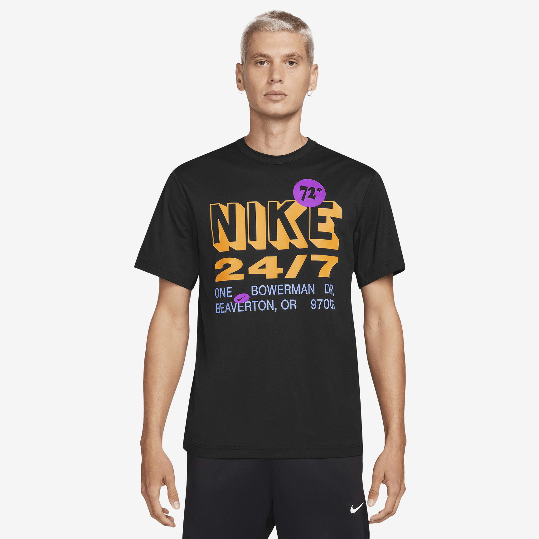 NIKE UV DRI-FIT T-SHIRT - MEN FN3988-010