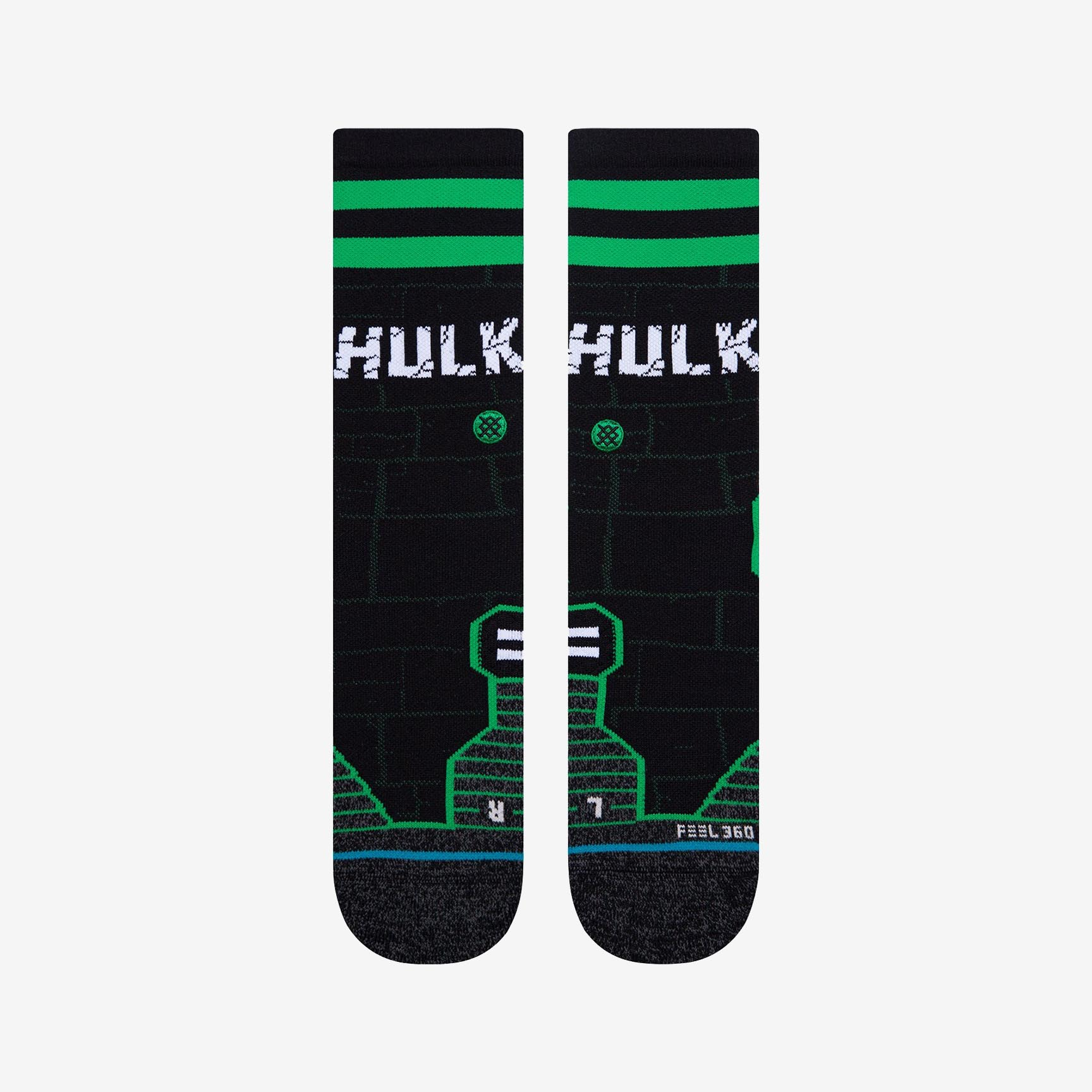 SOCKS STANCE REPETITION CREW A558C21HUL-BLK