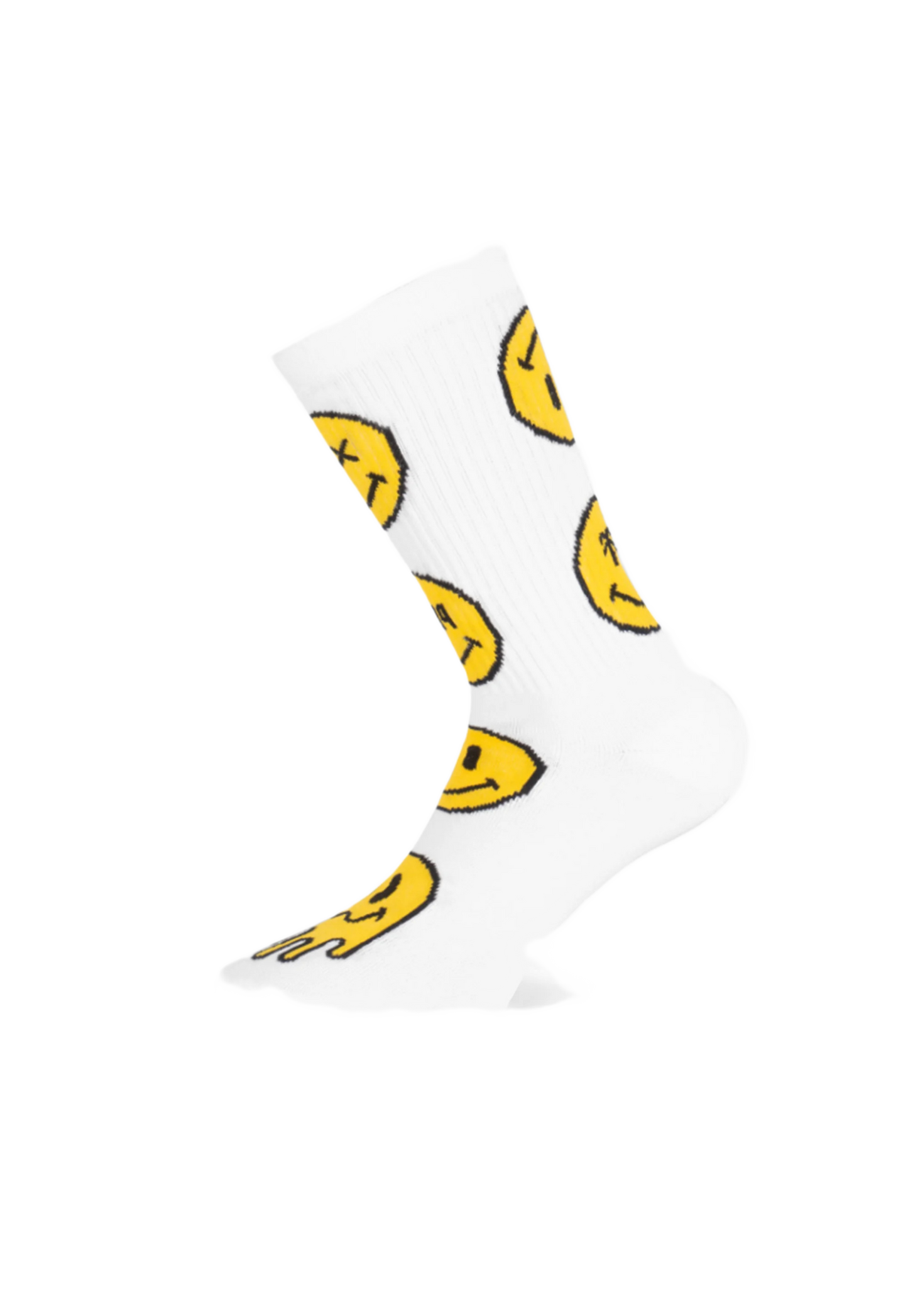SMILEY PACIFIC & CO SOCKS SMILEY-WHITE