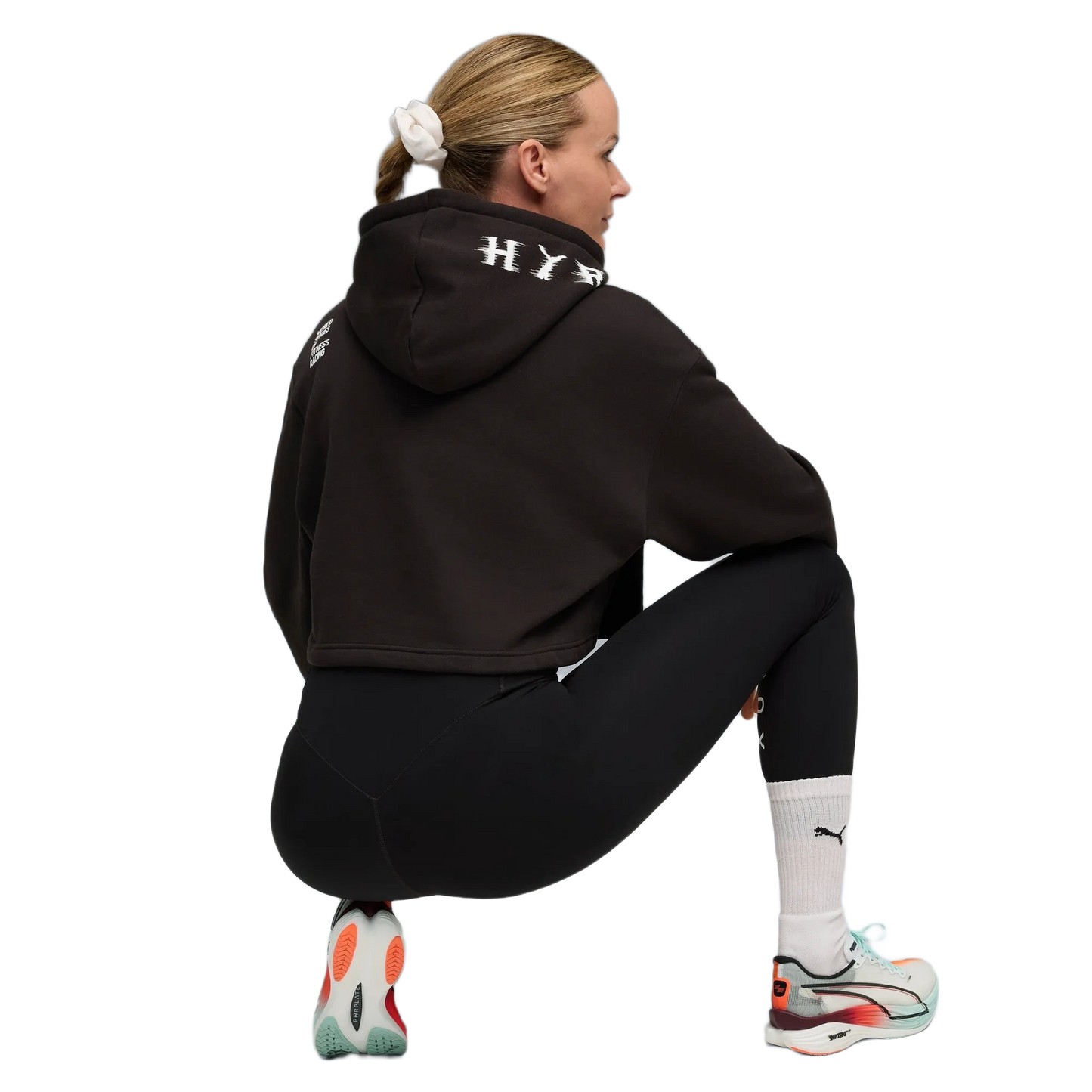 PUMA x HYROX HEAVYWEIGHT HOODIE PUM-527641-BLACK