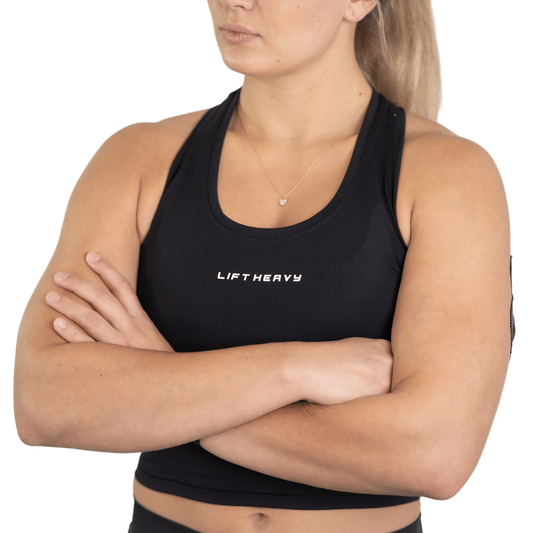 Lift Heavy Cropped Tank CROPPEDTANK-BLACK