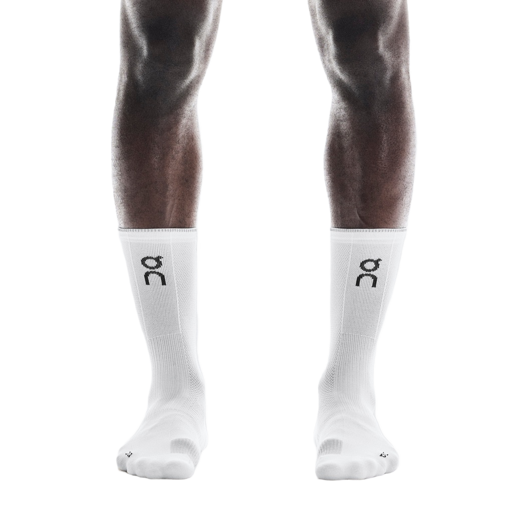 Performance Run Sock High On 2UF1004-White/Glacier