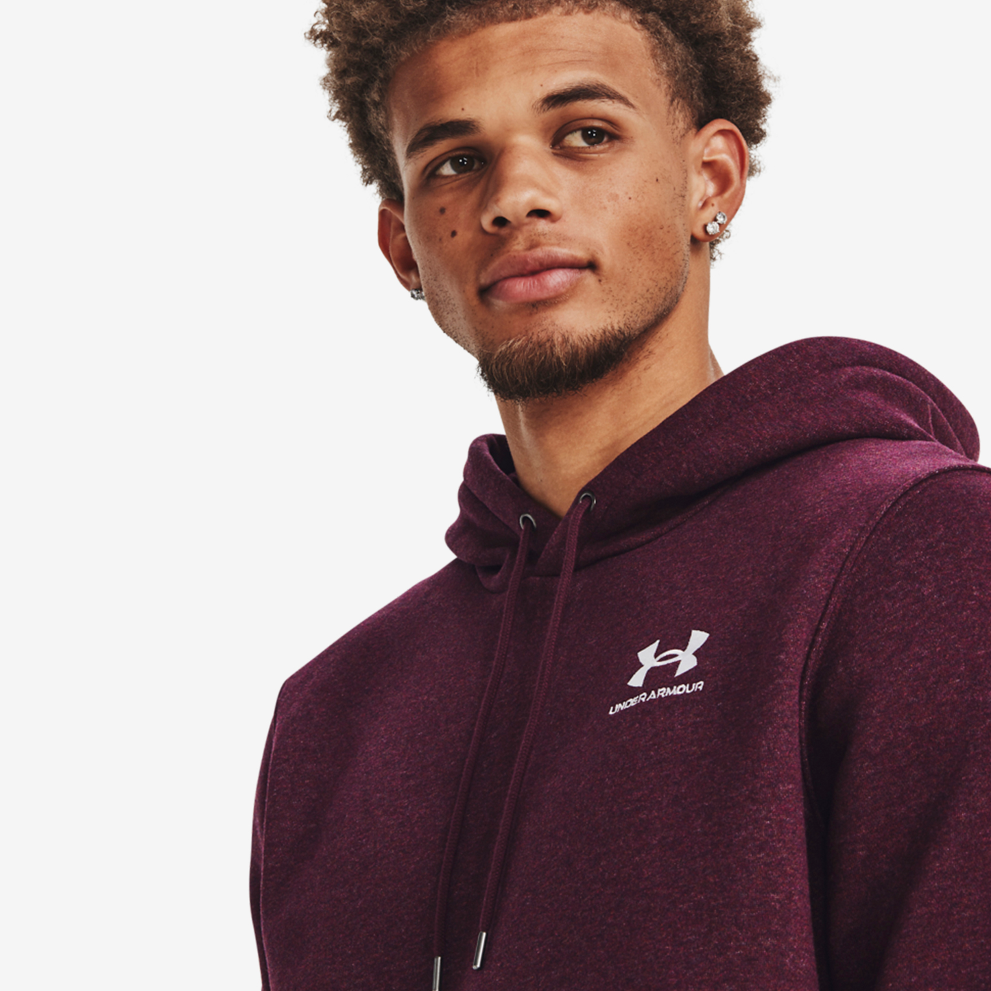 UA ESSENTIAL FLEECE HOODIE 1373880-601