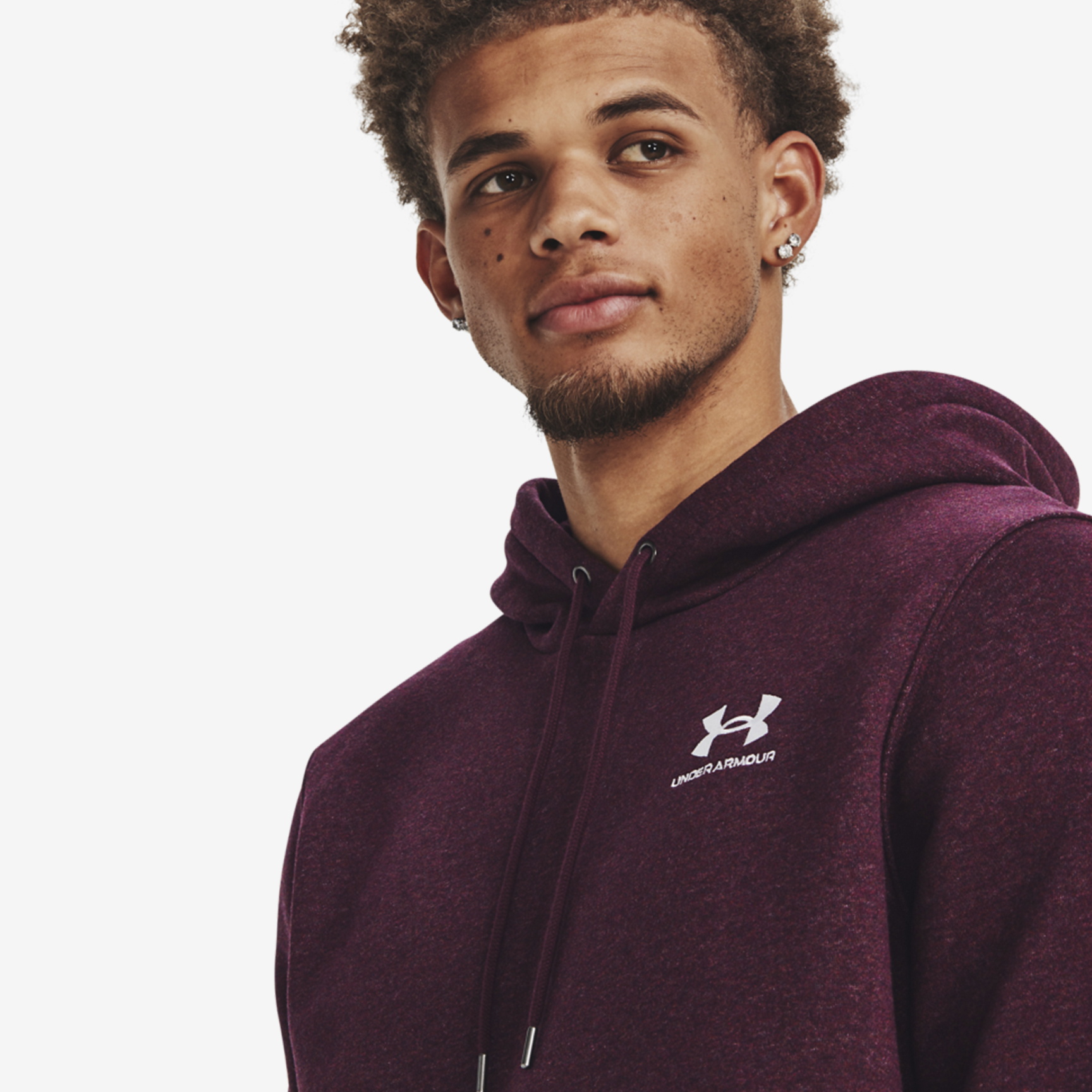 UA ESSENTIAL FLEECE HOODIE 1373880-601