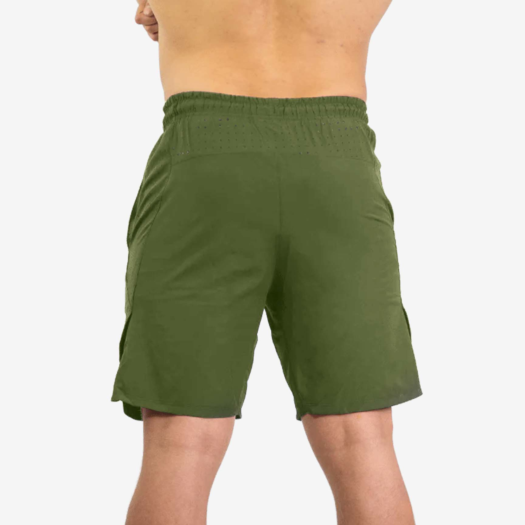 Lift Heavy Active Performance Shorts PERFORMSHORT-OLIVE