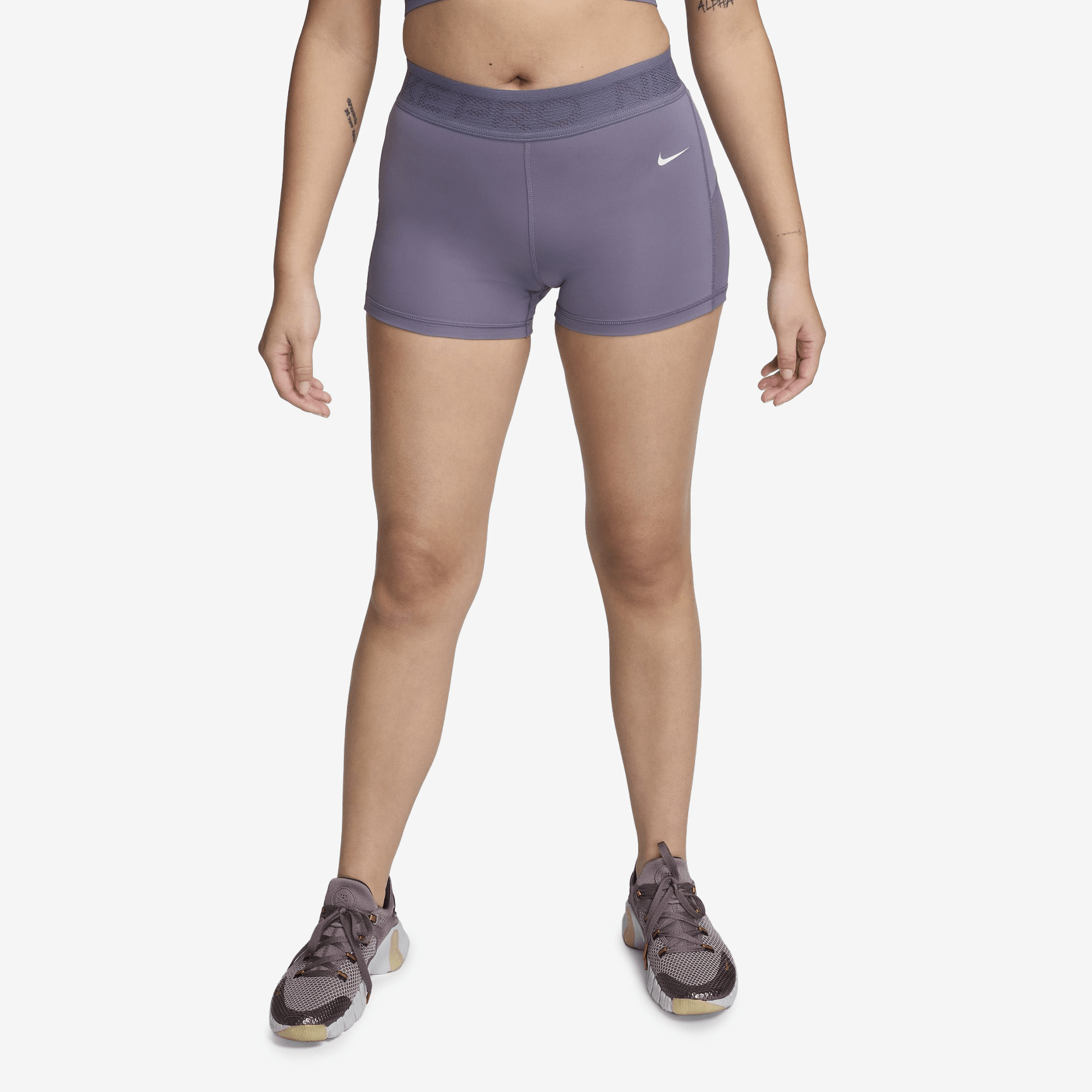 NIKE DRI-FIT MID WAIST SHORT - WOMEN FN3336-509