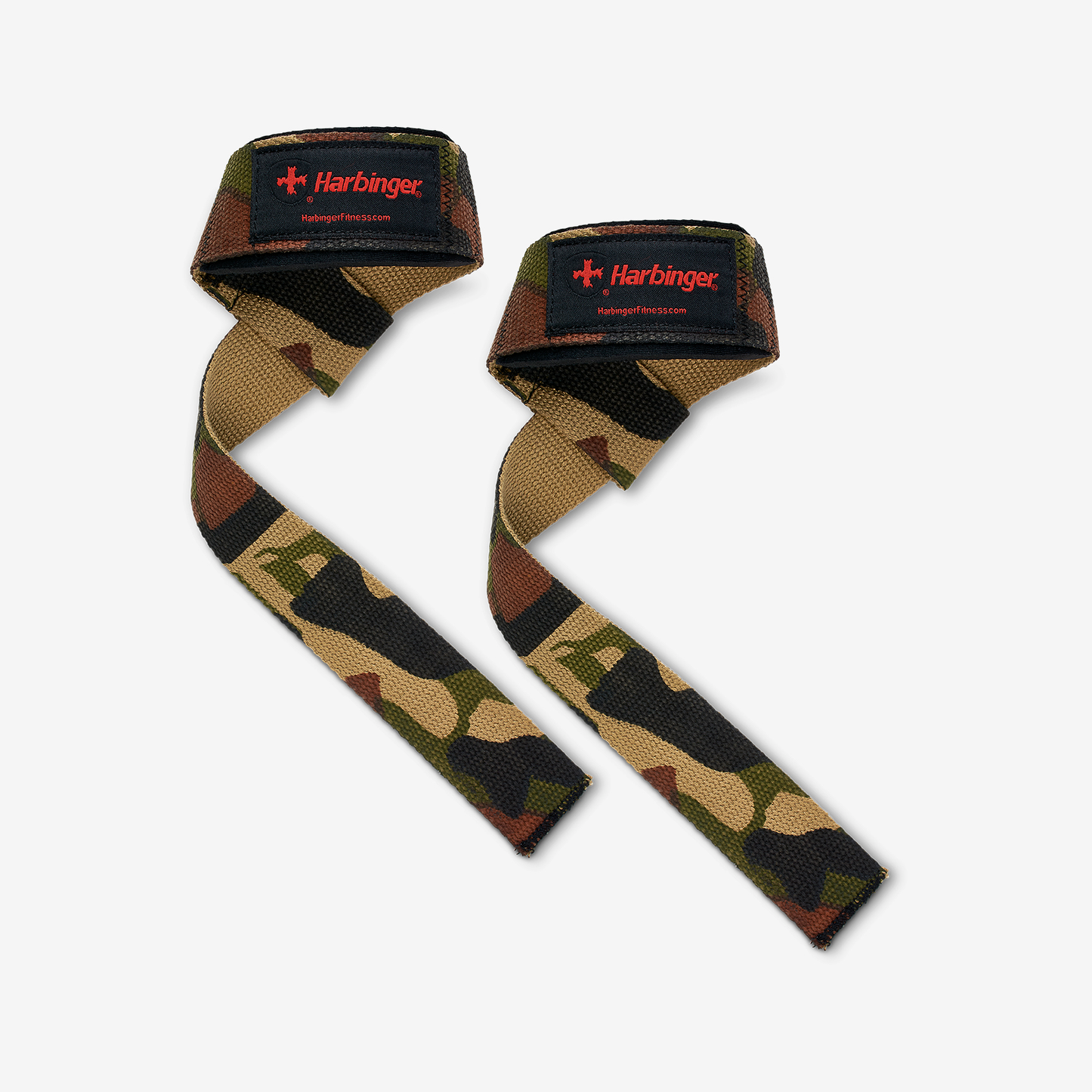 HARBINGER PADDED COTTON LIFTING STRAPS (2 U) HAR-STRAPS-CAMO-Camo