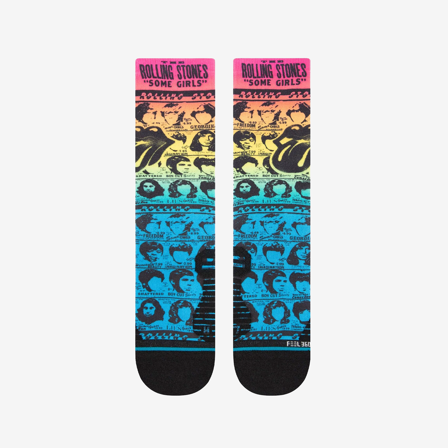 STANCE ROLLING STONES CREW SOCKS A448C22ROL-MUL