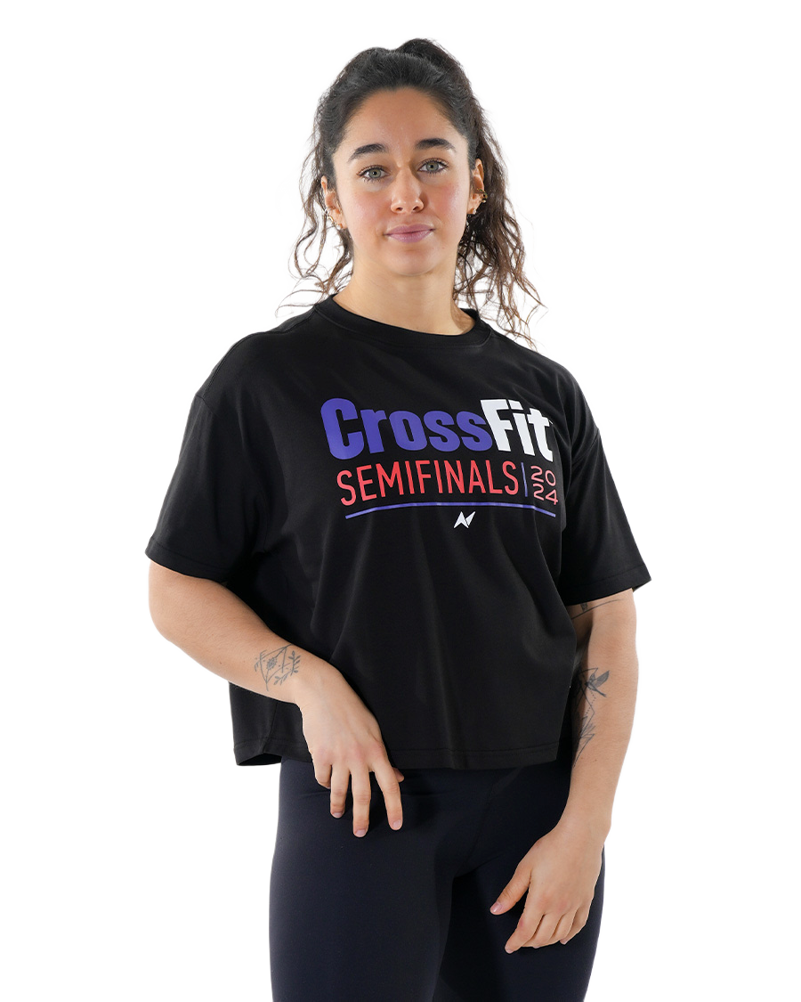 WOMEN'S OVERSIZED CROSSFIT® 2024 T-SHIRT NS-SF24-WT15-INK-FTD