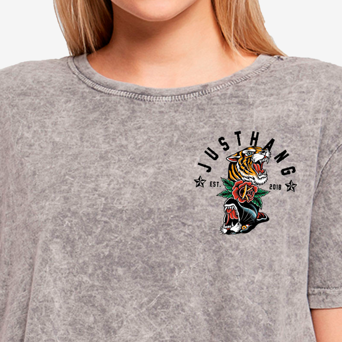 JUSTHANG OVERSIZE CROP TOP 