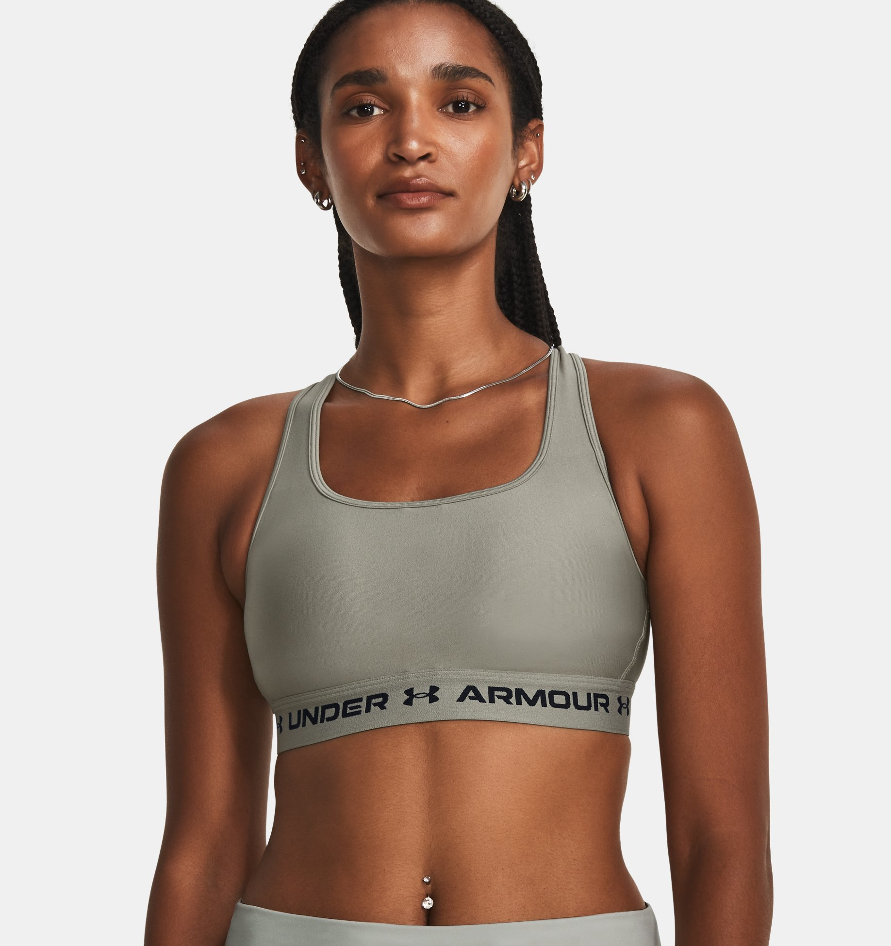 TOP UNDER ARMOUR MID CROSSBACK - MEDIUM IMPACT 1361034-504