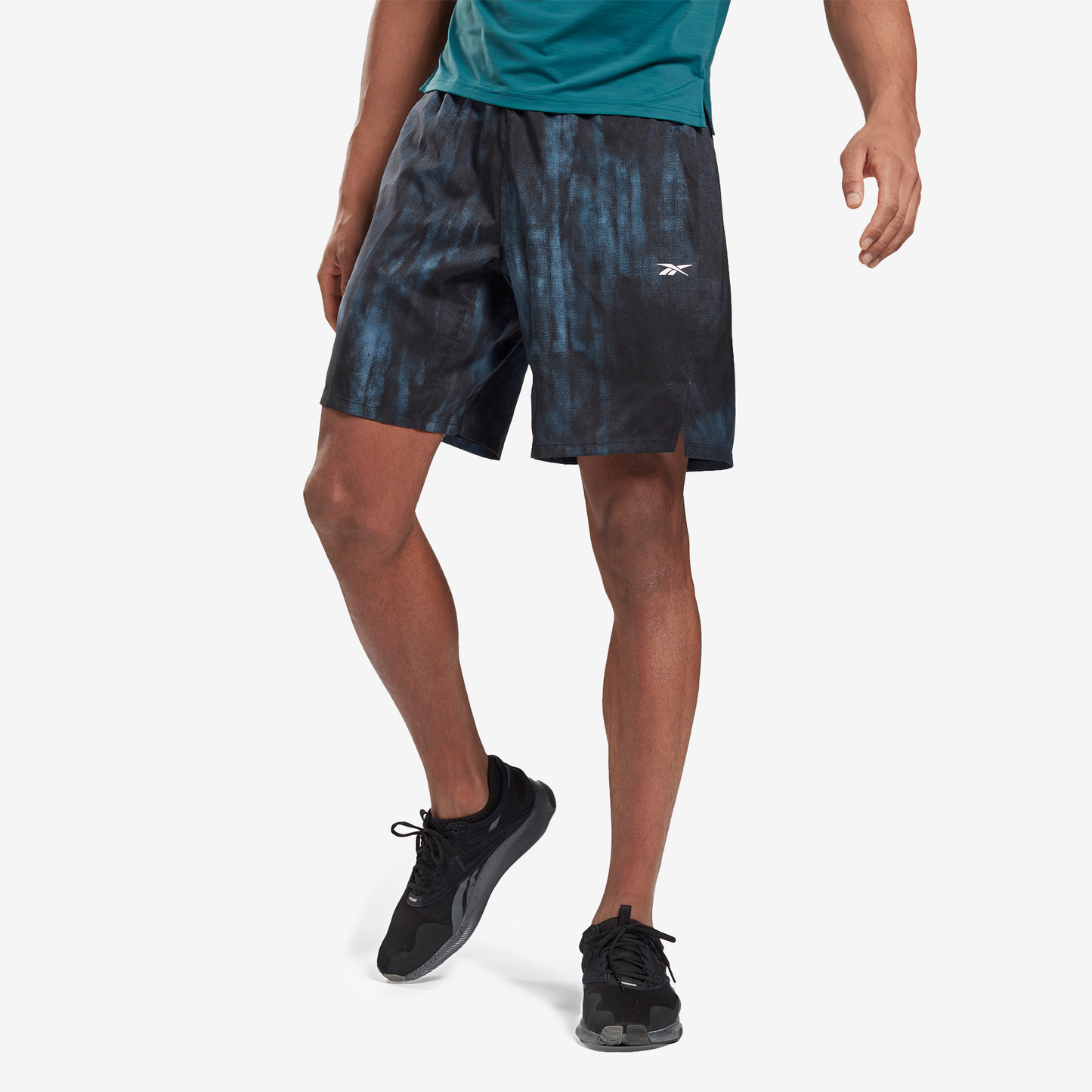 REEBOK EPIC LIGHTWEIGHT PRINTED TRAINING SHORTS BF007-GT5720