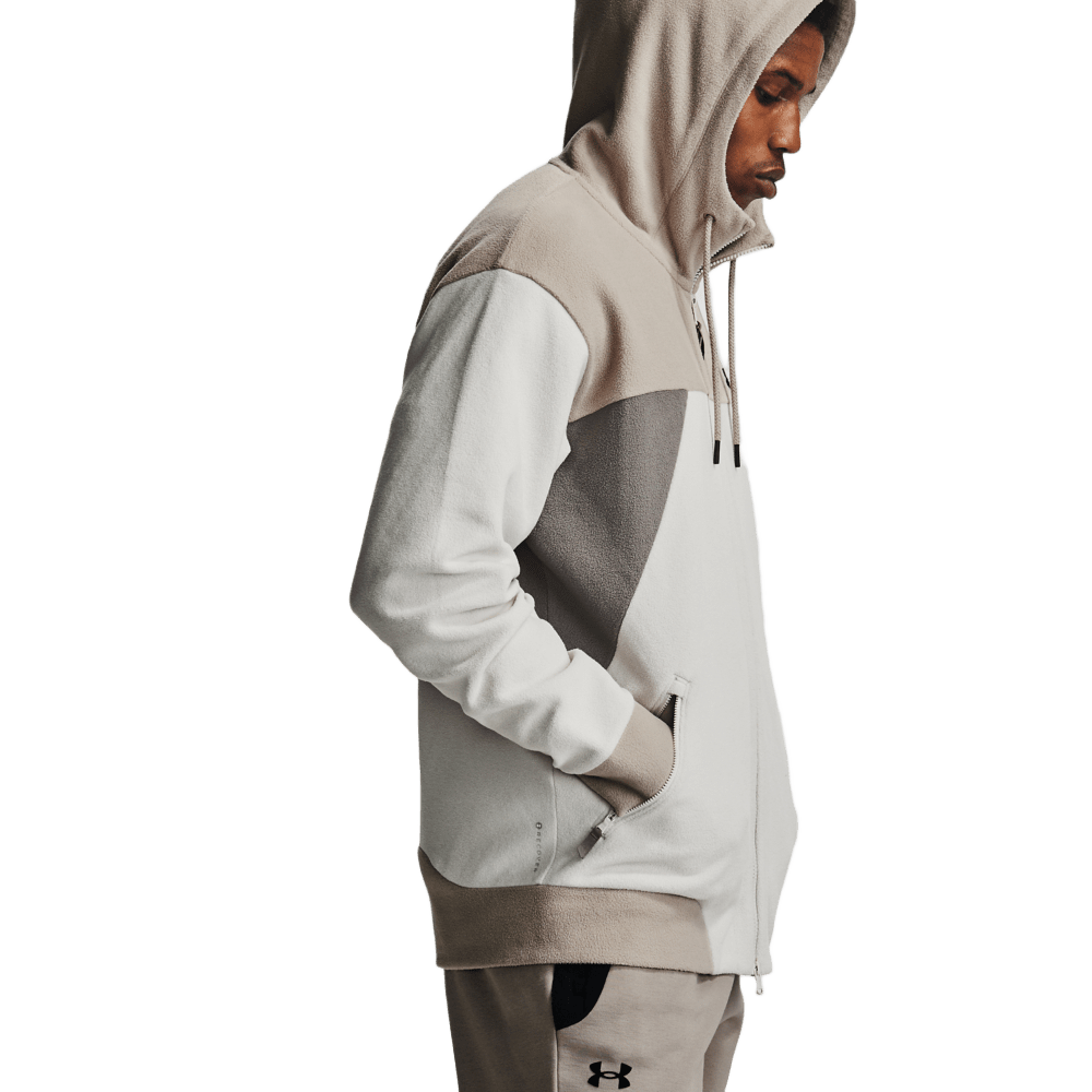 UNDER ARMOUR RECOVER FLEECE FZ HOODIE 1357144-110