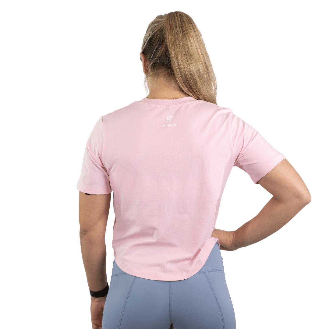 Lift Heavy Unbroken Rounded Cropped T-Shirt UNBROKENTSHIRT-ROSE