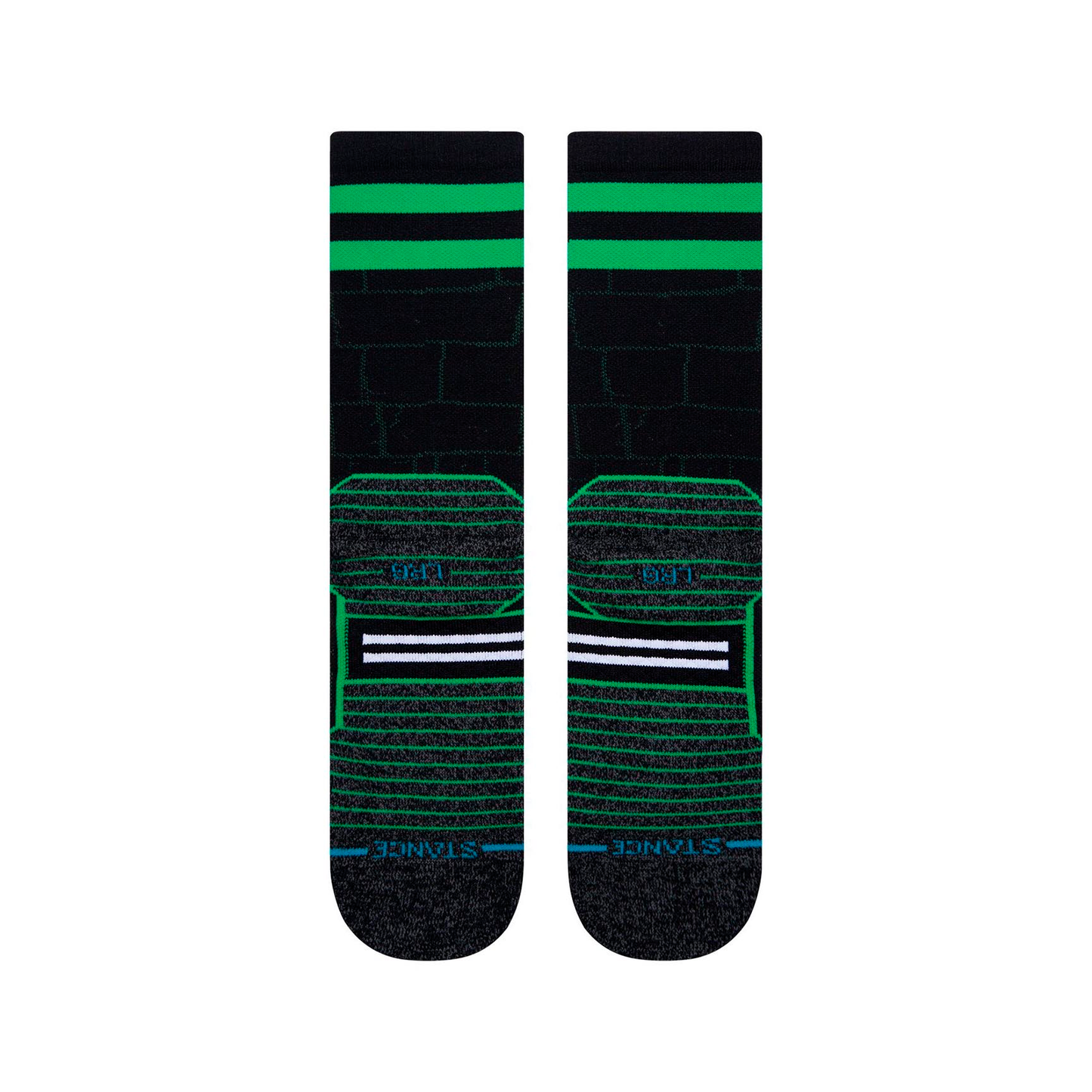 SOCKS STANCE REPETITION CREW A558C21HUL-BLK