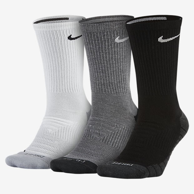 CALCETINES NIKE DRY CUSHION CREW (PACK3) SX5547-Blanco