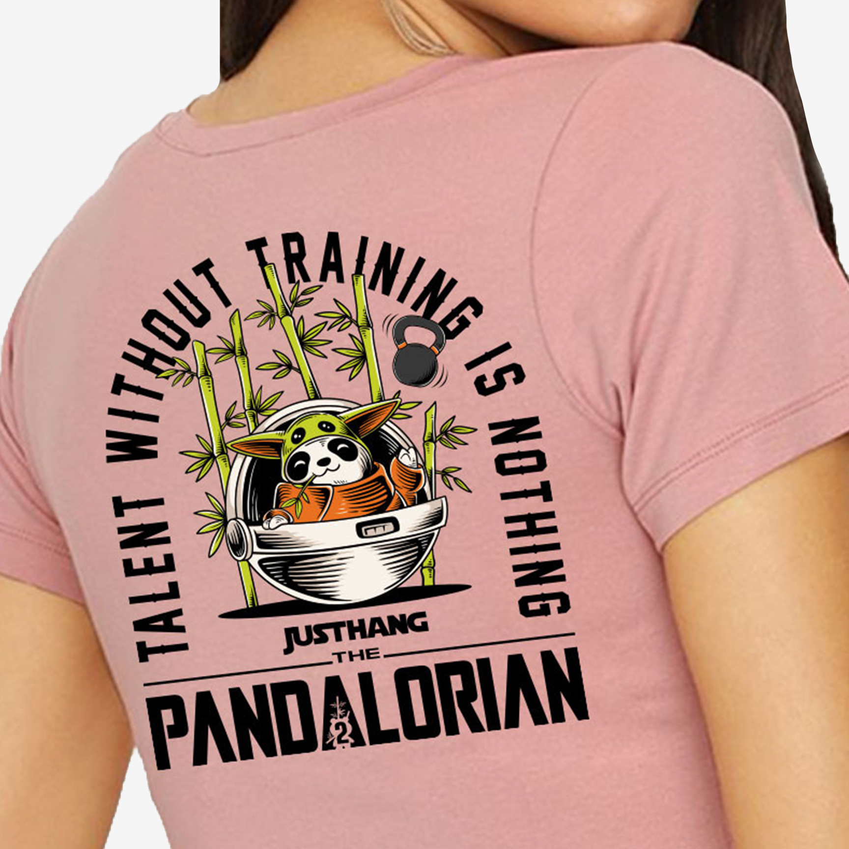 JUSTHANG OVERSIZE CROP TOP 