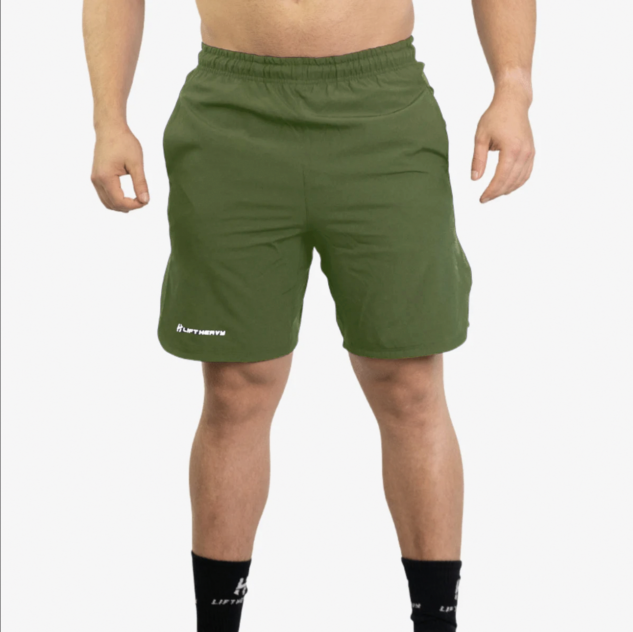 Lift Heavy Active Performance Shorts PERFORMSHORT-OLIVE