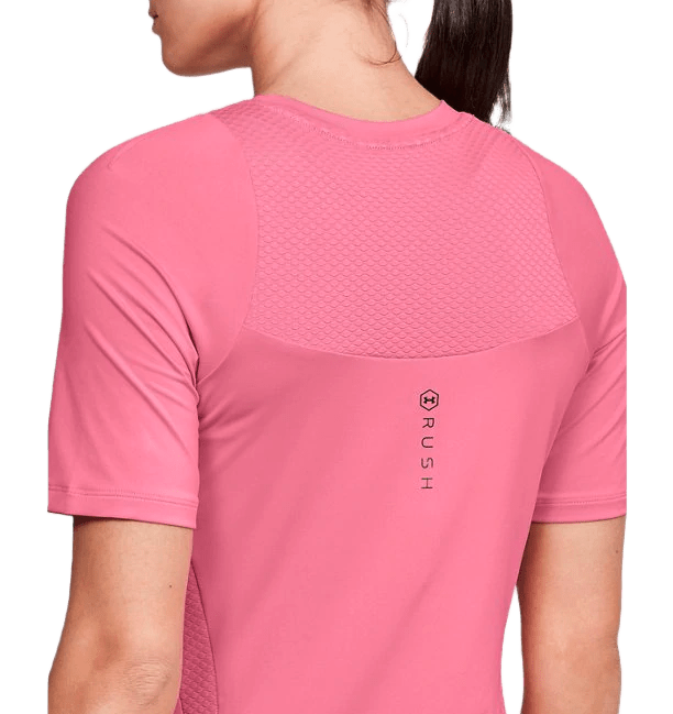 UNDER ARMOUR RUSH T-SHIRT - WOMAN 1355583-691