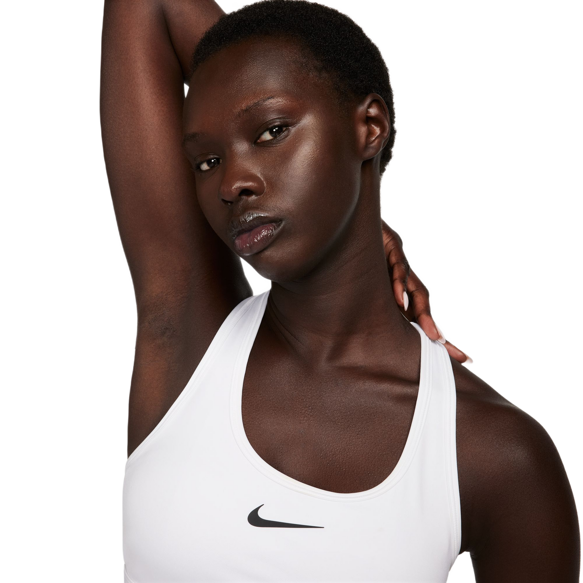 TOP NIKE SWOOSH - MEDIUM IMPACT DX6821-100