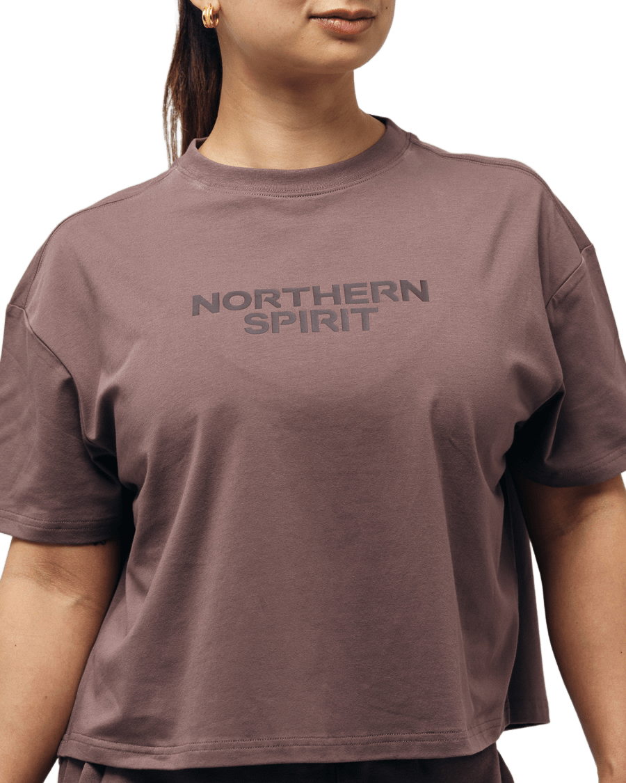 CROP TOP NORTHERN SPIRIT OVERSIZE NS-NSW24-WT15-MRS