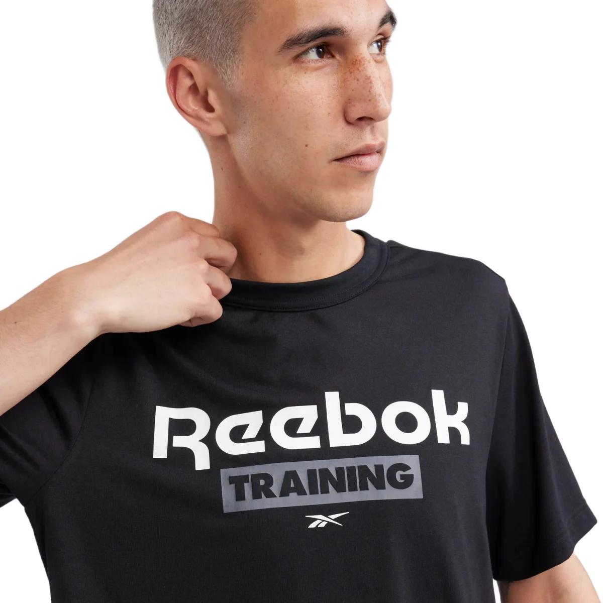 REEBOK T-SHIRT TRAINING MEN 100070560-BLACK