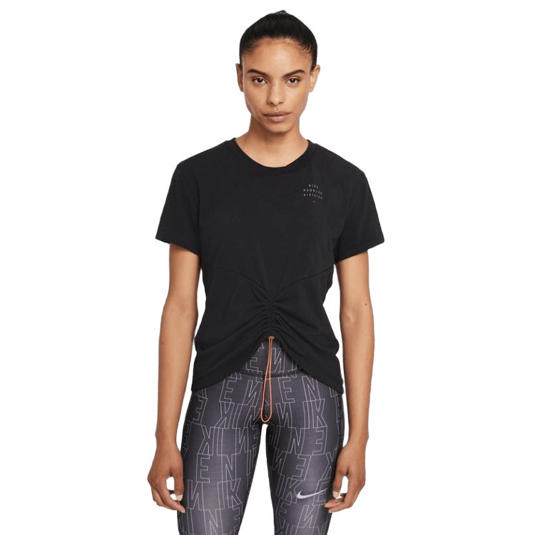 NIKE DRI-FIT RUN DIVISION RUCHED T-SHIRT DD5315-010