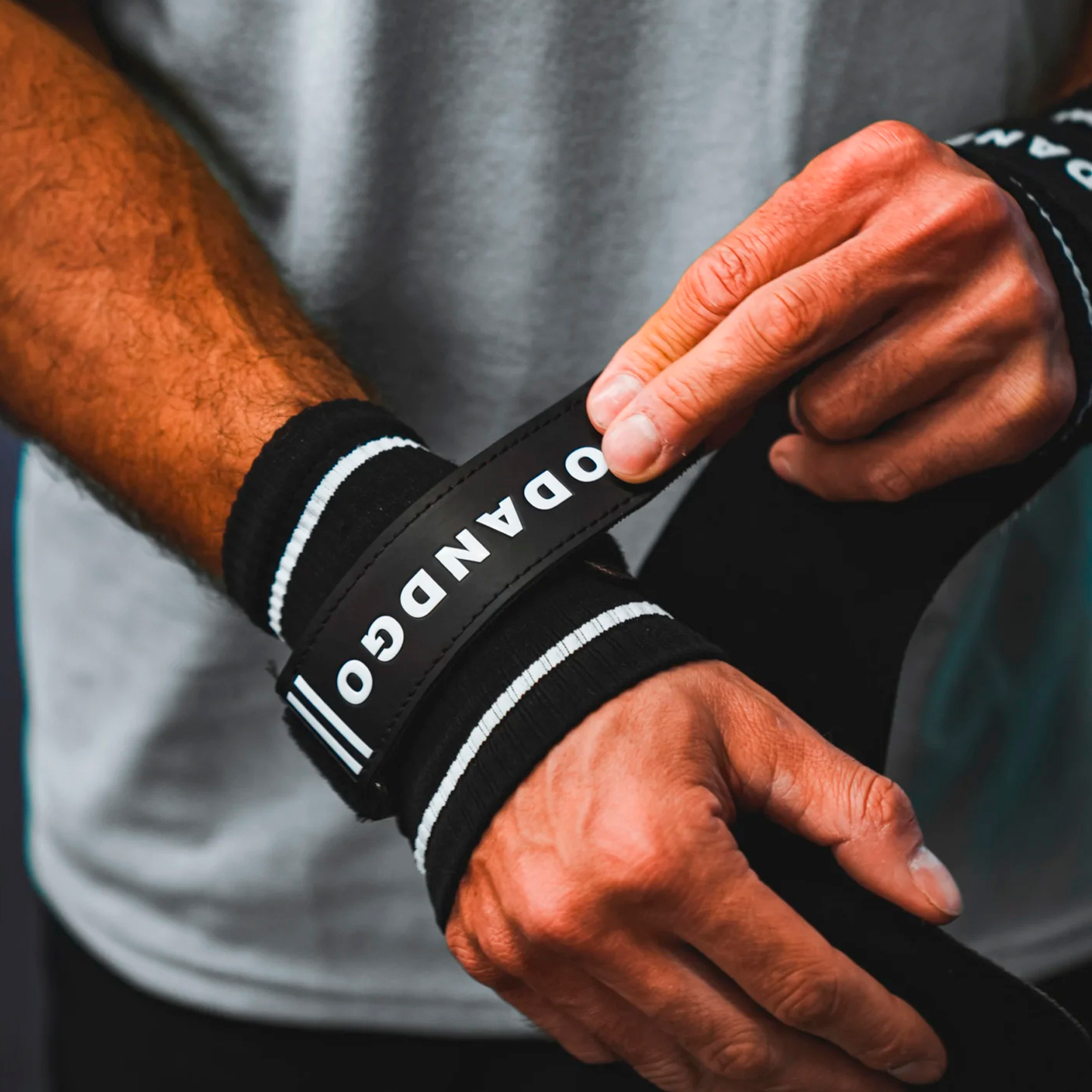 WODANDGO POWERGRIP V2 Gym Grips WAGPG2-BLACK