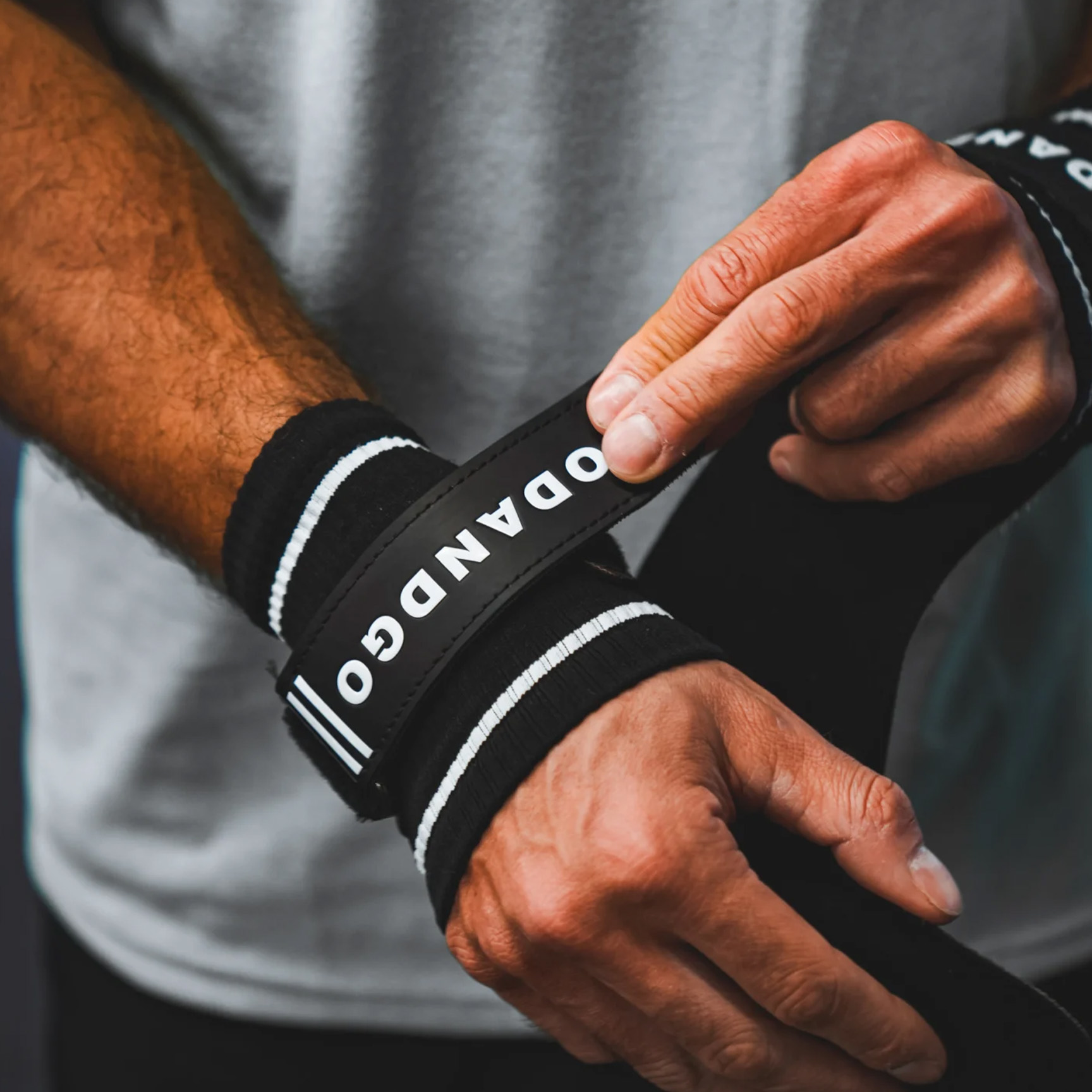 WODANDGO POWERGRIP V2 Gym Grips WAGPG2-BLACK