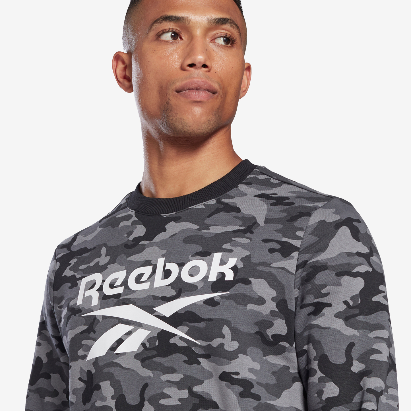 SUDADERA REEBOK ID CAMO CREW COL1E-HE8172