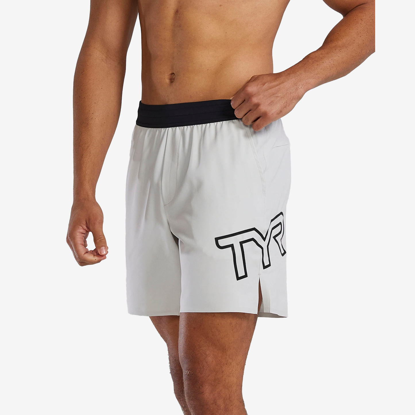TYR "Unbroken" 7" Performance Shorts MUSUSL3A-STONE