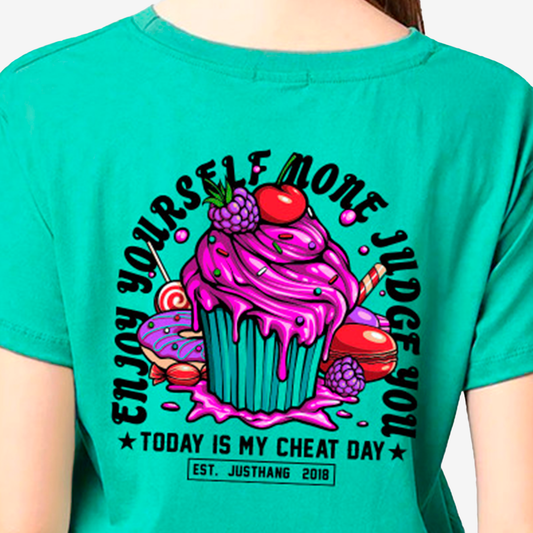 JUSTHANG OVERSIZE CROP TOP JUSCRO-CUPCAKE