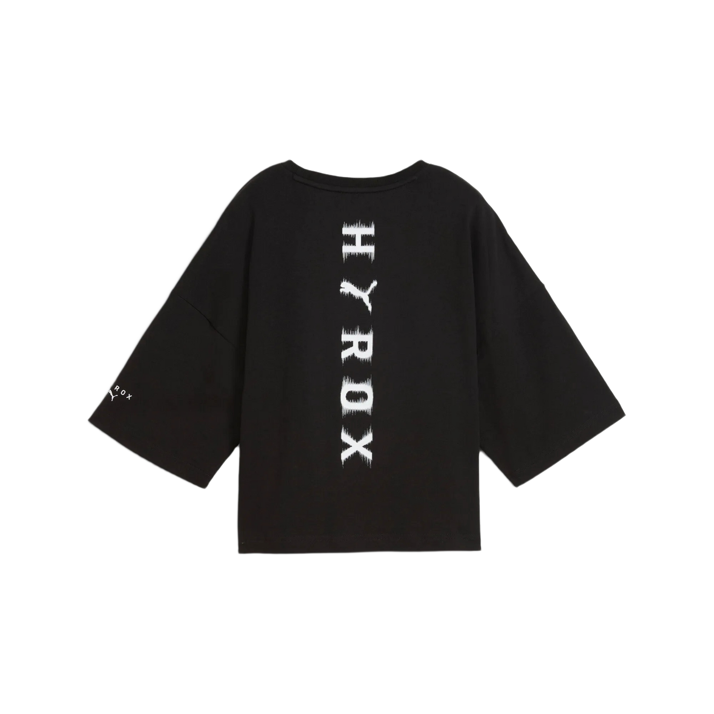 PUMA x HYROX CROPPED LIFESTYLE T-Shirt PUM-527639-BLACK