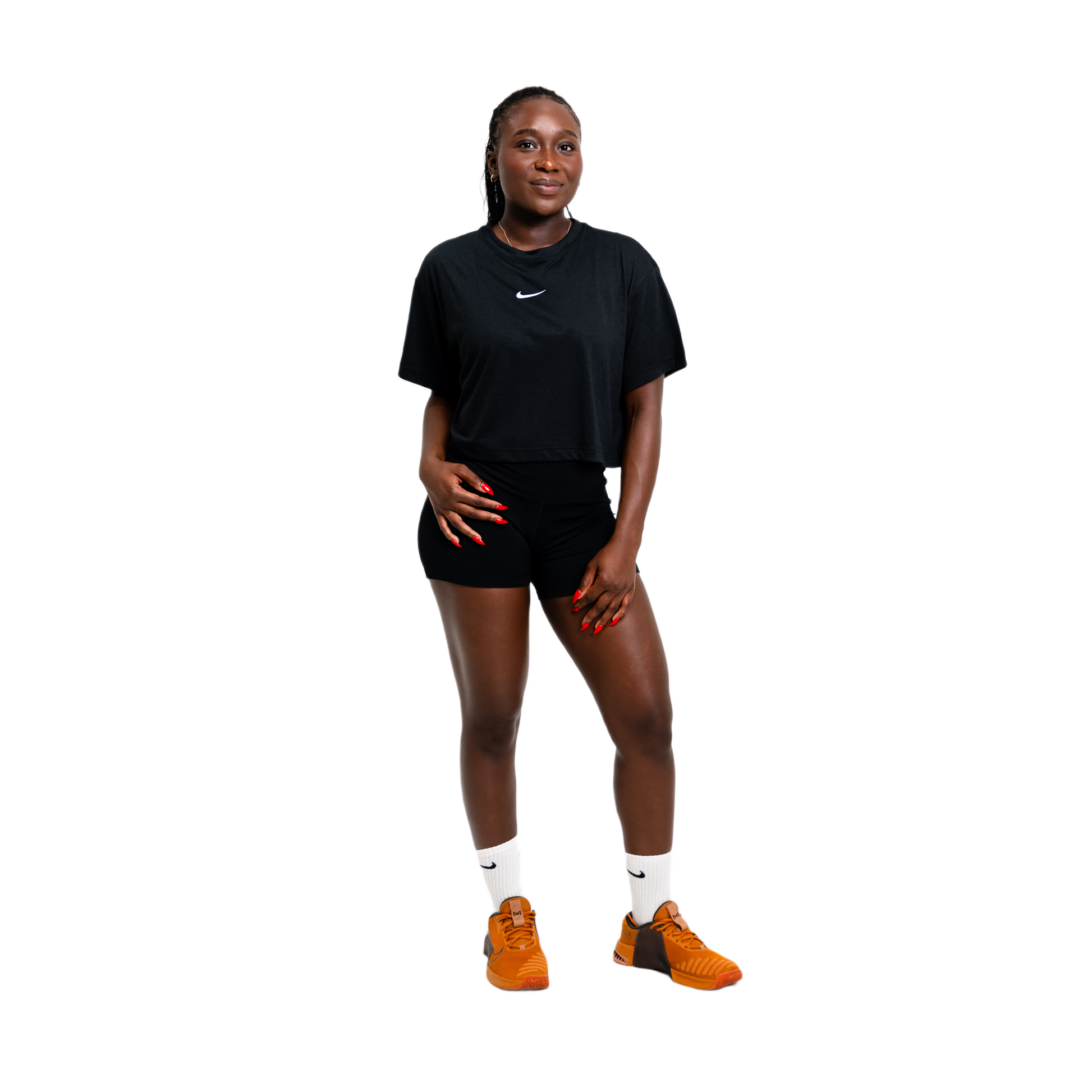 Nike Strength S&C Cropped Tee AWCT-Black