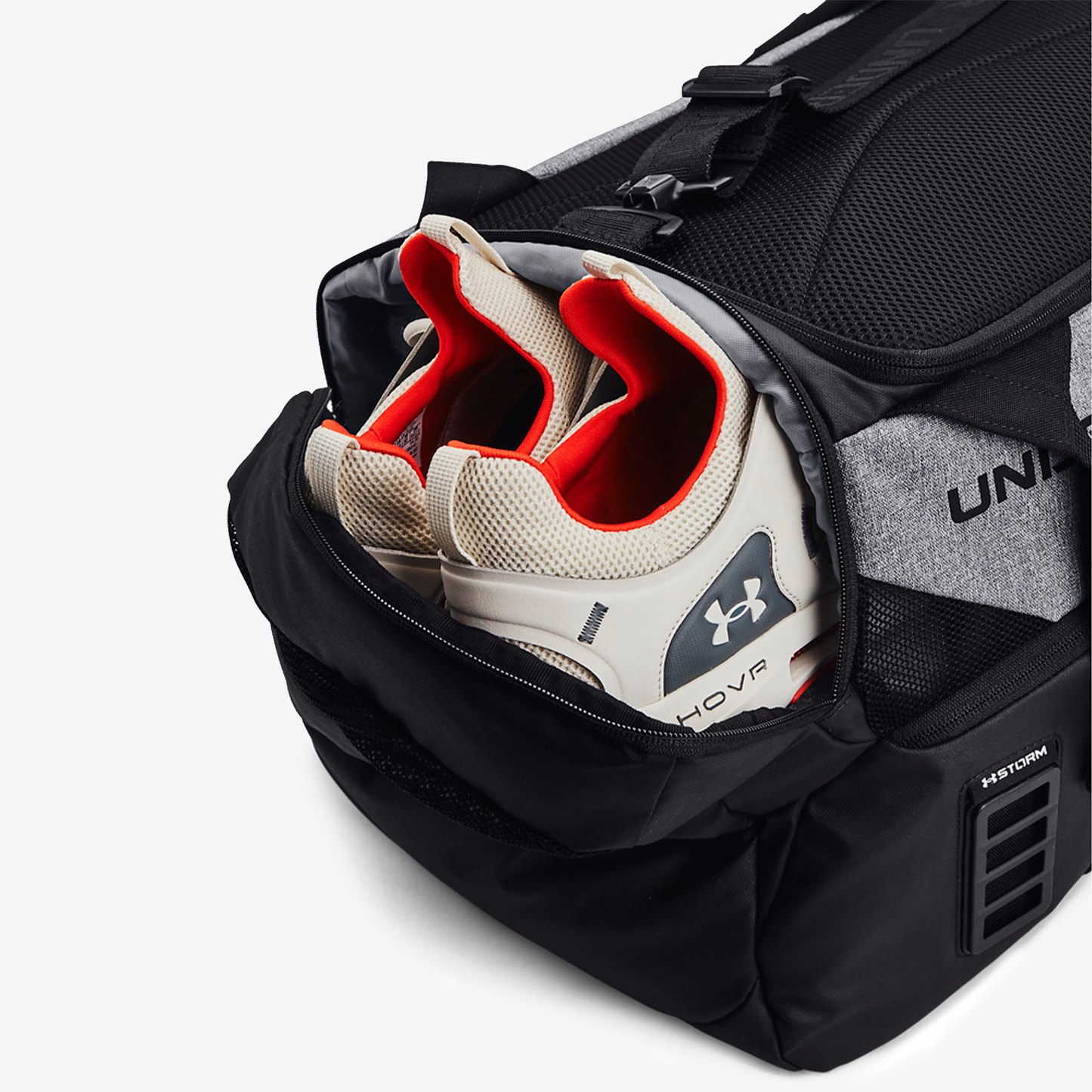 UNDER ARMOUR UNISEX CONTAIN DUO MEDIUM DUFFLE BAG 1361226-012