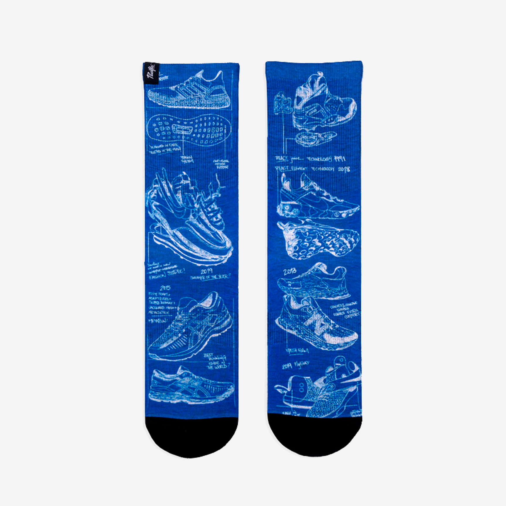 PACIFIC & CO BLUEPRINT SOCKS PAC-BLUEPRINT-BLUEPRINT