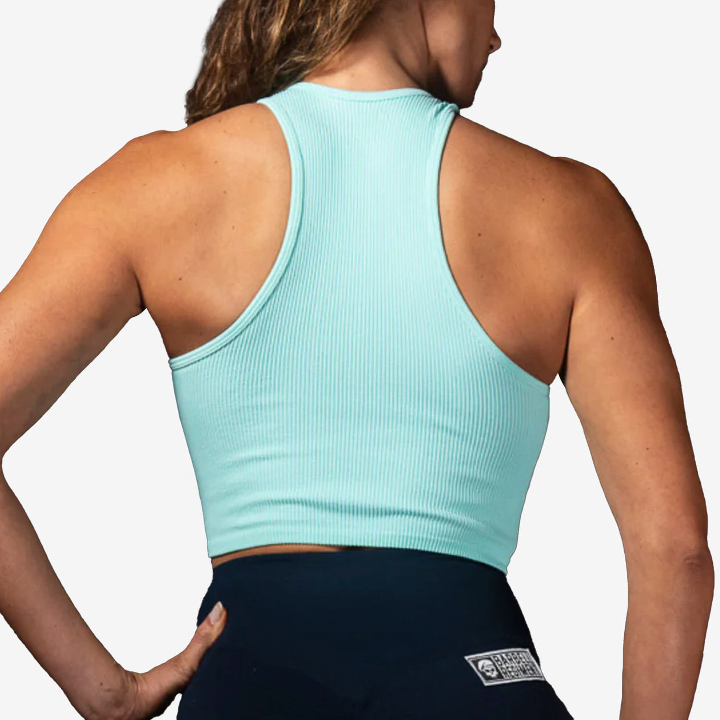 ESSENTIAL CROPTOP BRCROESSENTIAL-TURQUOISE