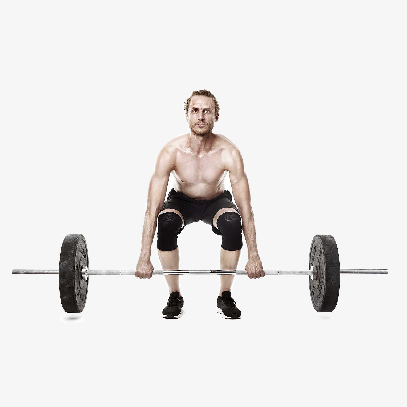 REHBAND RX CARBON BLACK 7MM KNEE SLEEVE (1 U) 105466