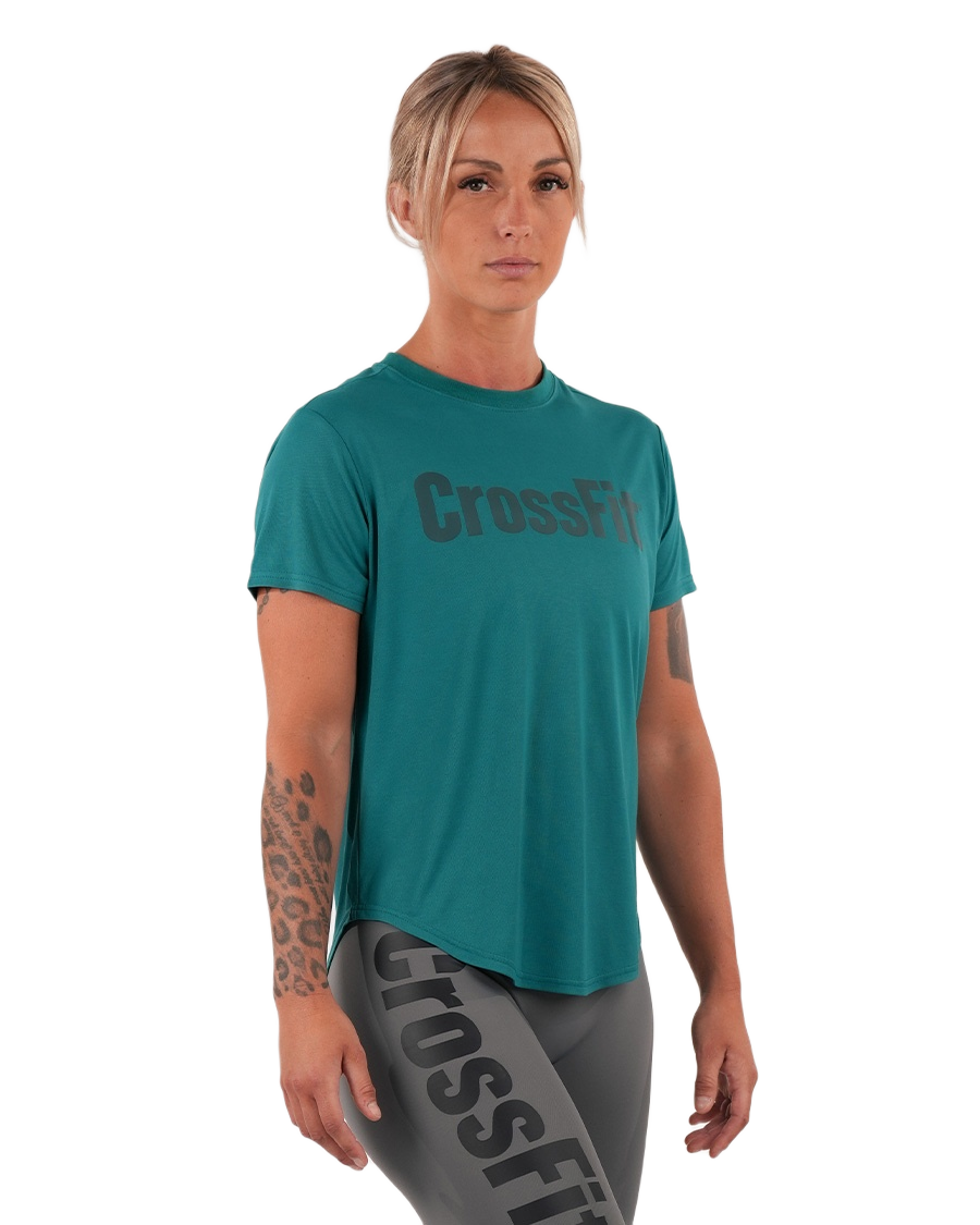 Camiseta Mujer Crossfit® NS-CFS24-WT13-EMR