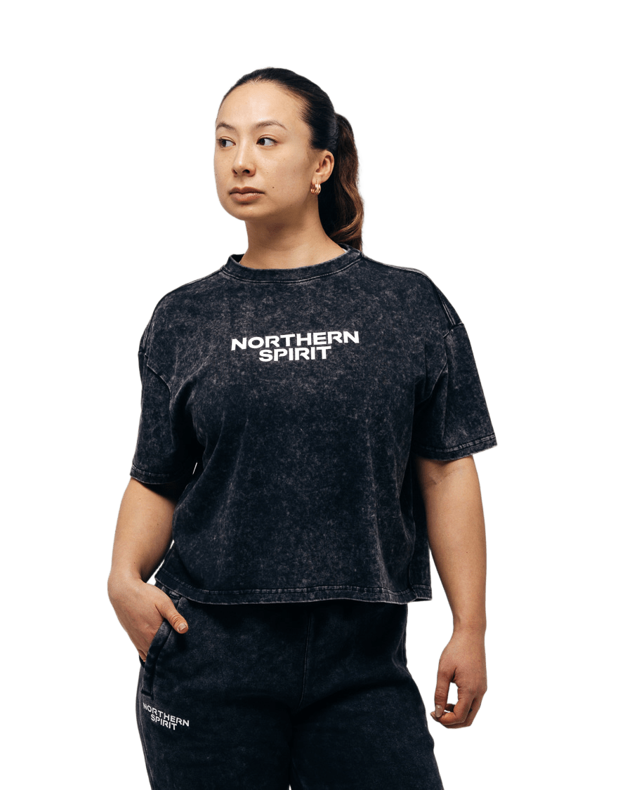 CROP TOP NORTHERN SPIRIT OVERSIZE NS-NSW24-WT15-DIK